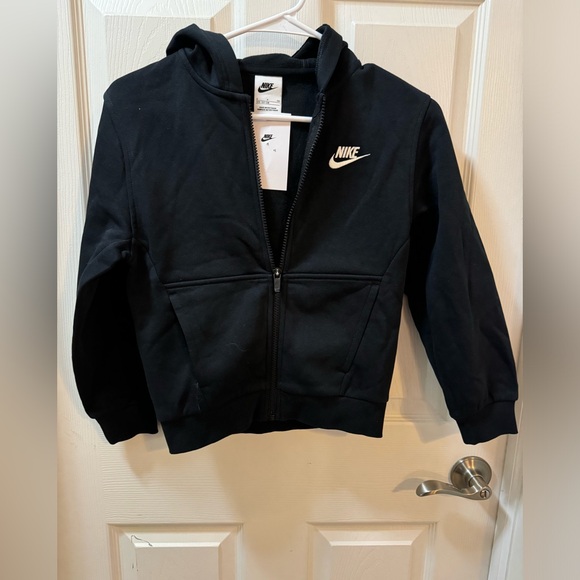 Nike Girl's Sportswear Club Fleece Full Zip Hoodie size small - Picture 3 of 6